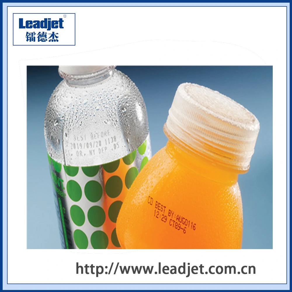 Wuhan Leadjet High Speed Inkjet Water Bottle Expiry Date Printer