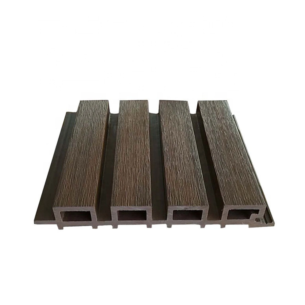 Eco-Friendly Weather Outside Wall Cladding WPC/Wood Plastic Composite Louver Panel Wall