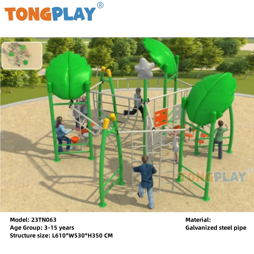 Tongplay Large Beach Outdoor Children's Physical Climbing Slide Amusement Equipment