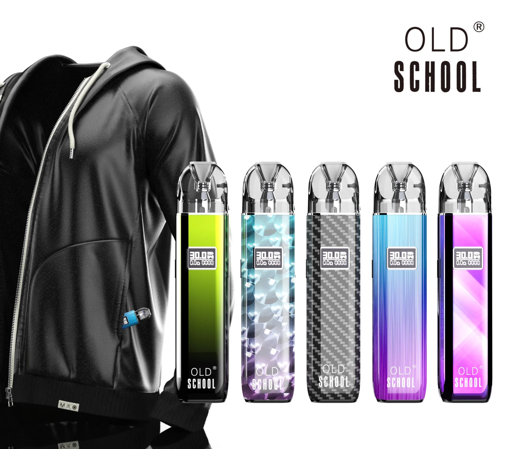 Open Type Refilled Vape Pod Old School Mac Kit V2 Vape Start Kit Wholesale/Supplier Disposable/Chargeable Vape Pen