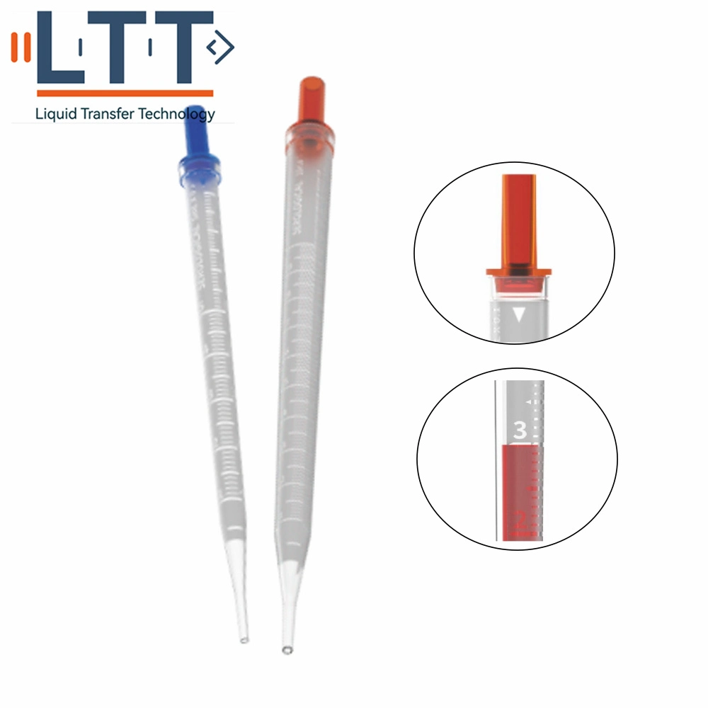 Laboratoire 10 ml Nouveau moule sans marque Polystyrène plastique transparent sérologique Pipettes