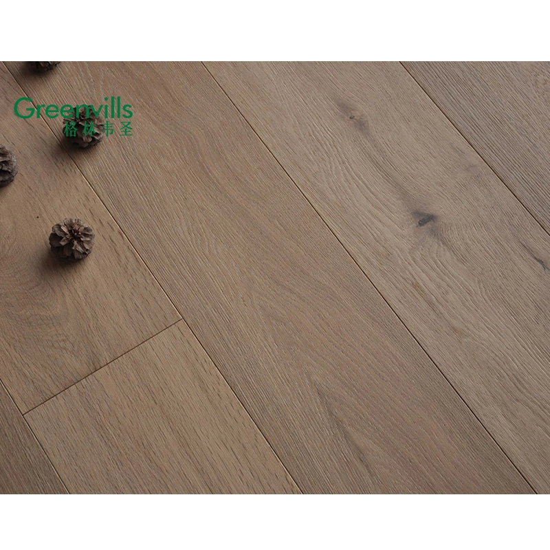 Haute qualité du bois d'origine Hot Sale Engineered Oak Dotan gris avec la couleur de base de contreplaqué de Wenge Parquet