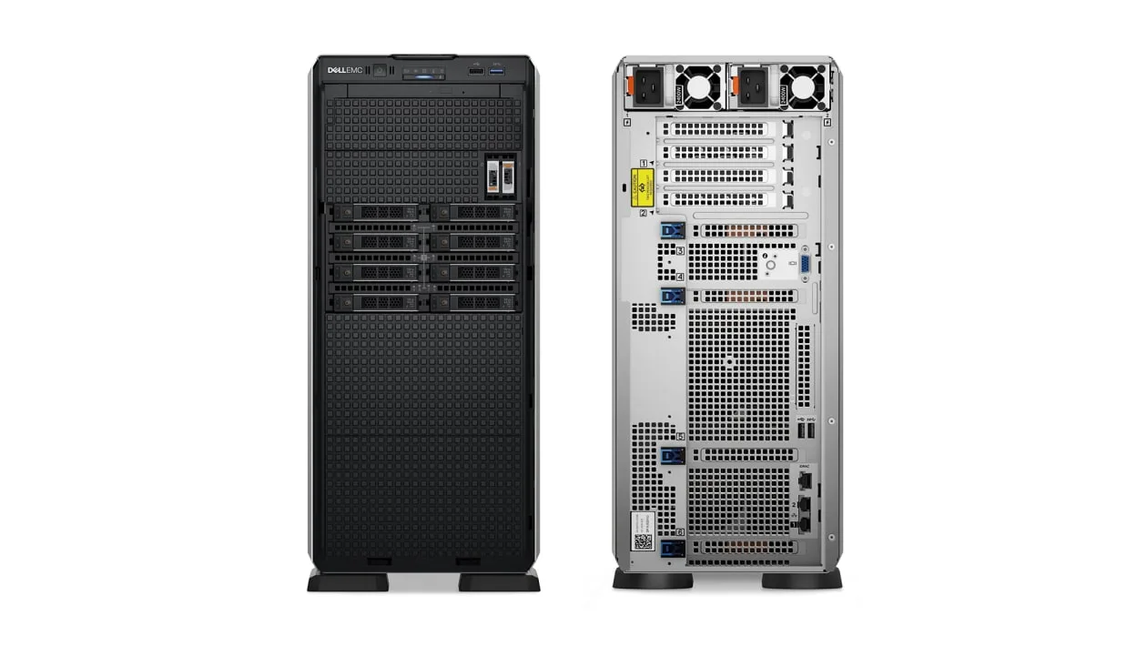 DELL POWEREDGE T550 de la torre de dos sockets OA/almacenamiento/GPU Server