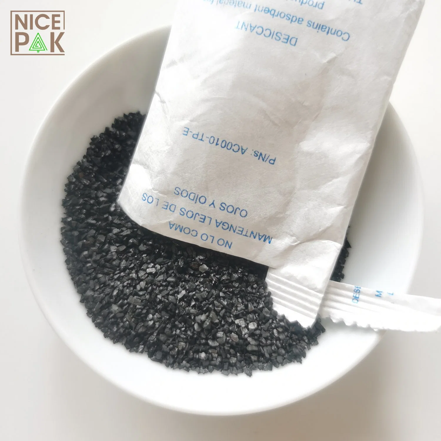 10g Back Sealed Gas/Odor Absorbent Activated Carbon in Tyvek Bag for Home Appliances