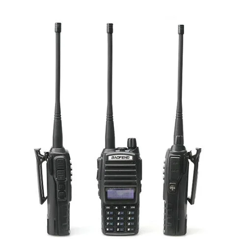 مسافة تتراوح بين 5 و10 كم من Baofeng UV-82 High Power 8W ووكي توكي راديو UHF/VHF PMR446 ثنائي الاتجاه