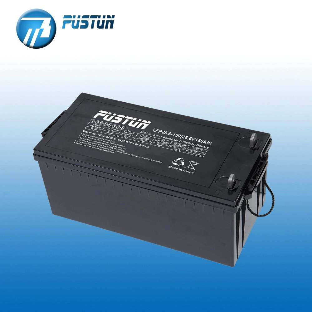 Factory Wholesale Lithium LiFePO4 150ah Battery Pack 25.6V for Solar System