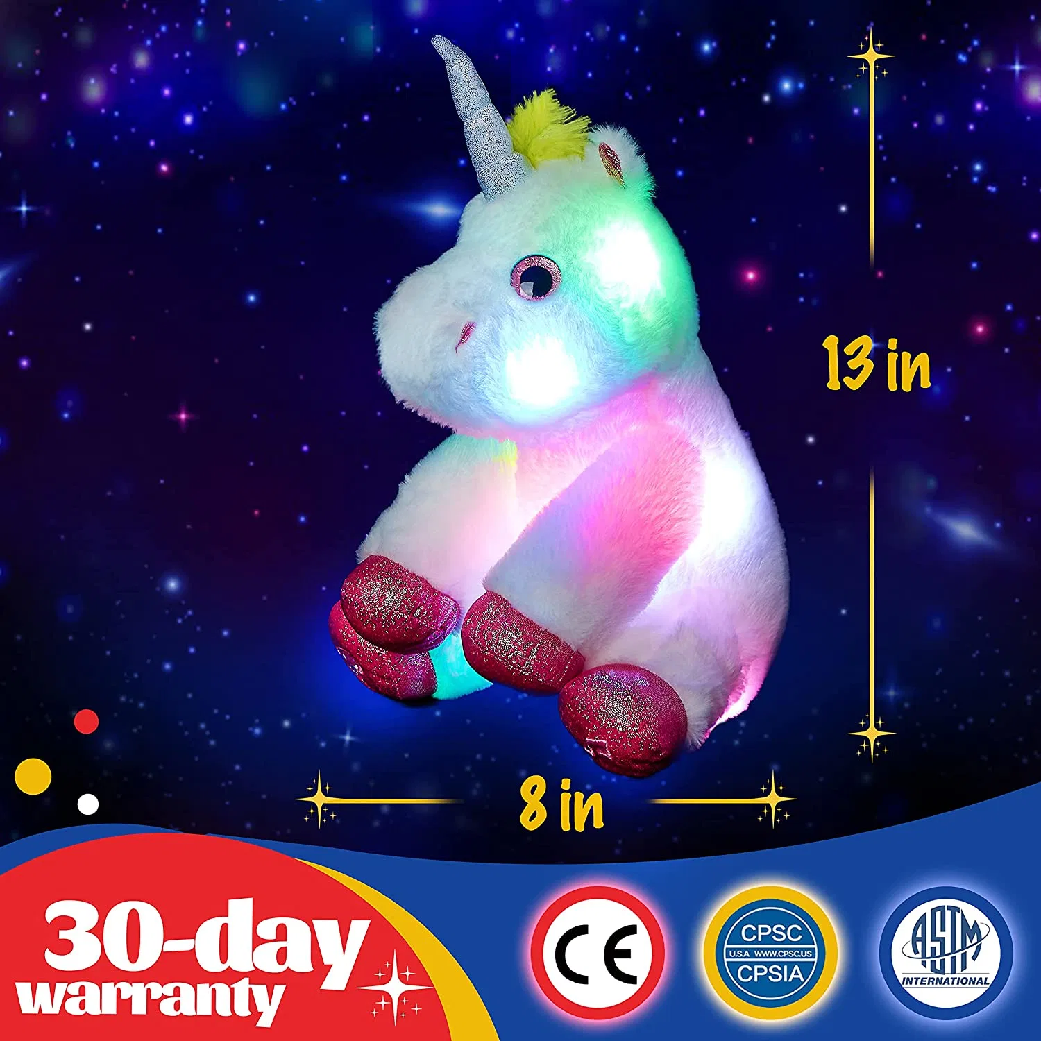 Fluffy Purple Unicorn Soft Stuffed Plush Animal Toy Gift for Kids Factory Manufacturer BSCI Sedex ISO9001