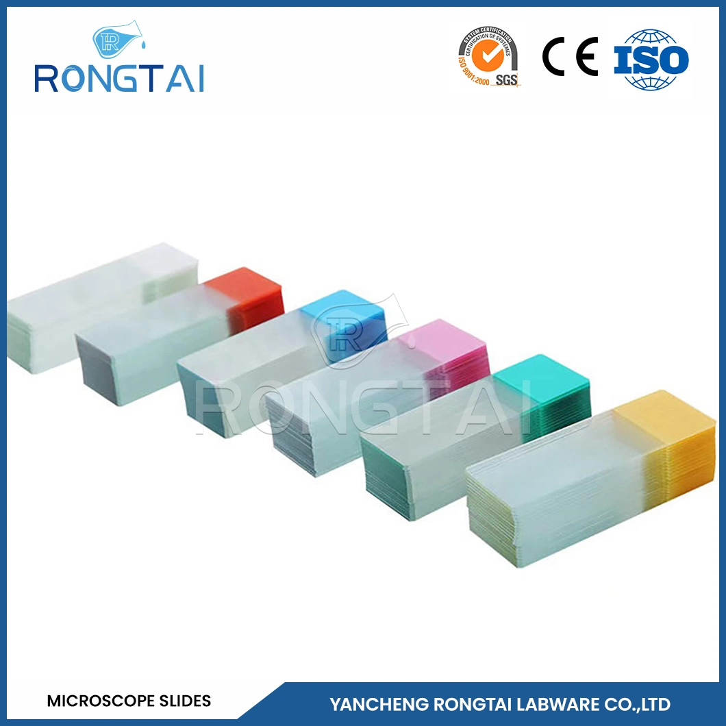 Rongtai Microscope Slides Blank Wholesale/Supplierr Microscope Slides 7101 China 7101 7102 7105 7107 7109 Glass Slide in Microscope