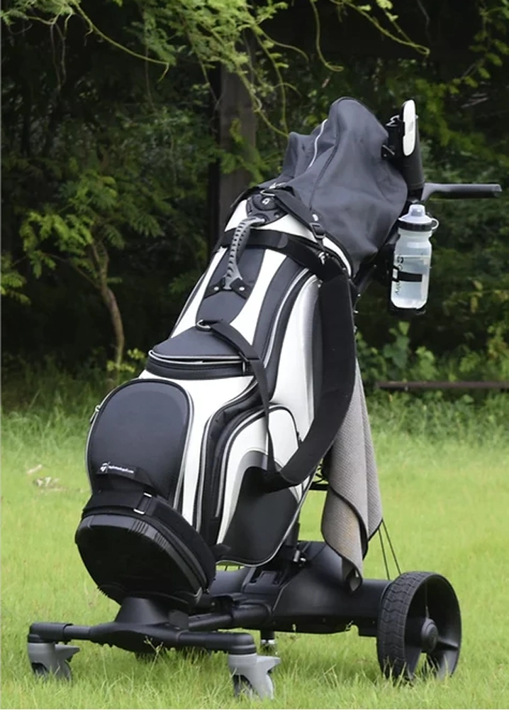 Electric Golf Trolley with Remote Control Automatic Follow Adjust Speed Golf Trolley