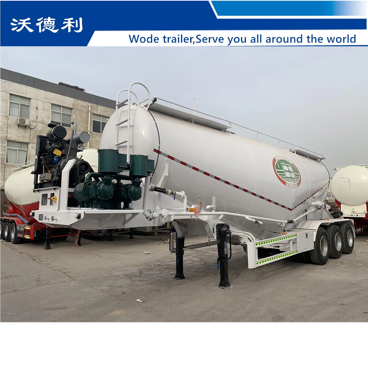 60ton 50cbm Lime Powder Transporte Tanker