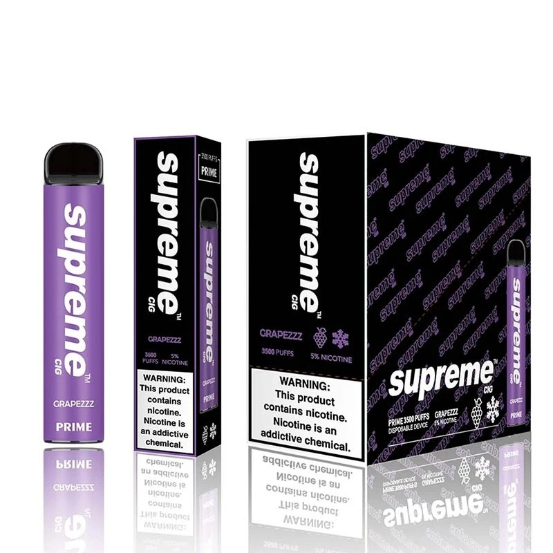 Auténtico Supremo Prime 3500 Puffs VAPE desechable