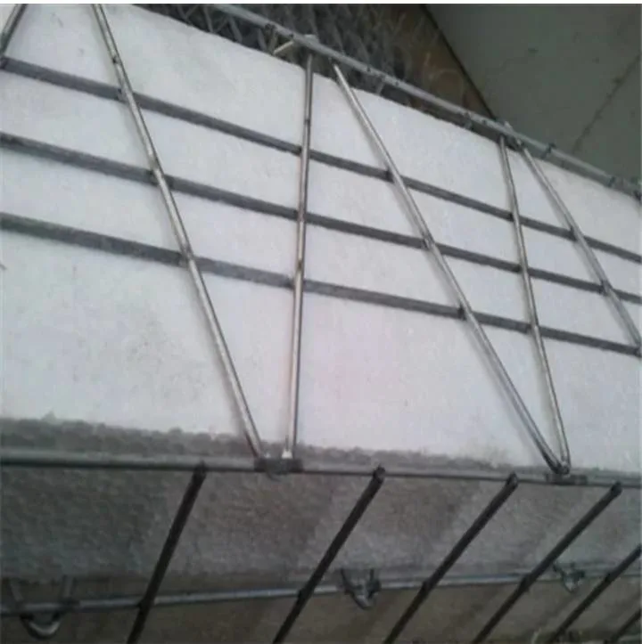 Galvanizado soldado 4inch espesor 3D EPS espuma plana Sandwich Panel Para el edificio de la casa