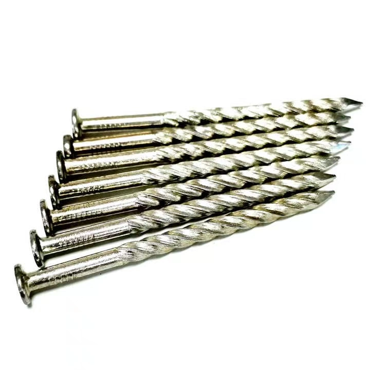 40mm Galvanized Square Shank Twist Nails High quality/High cost performance to Europe Market