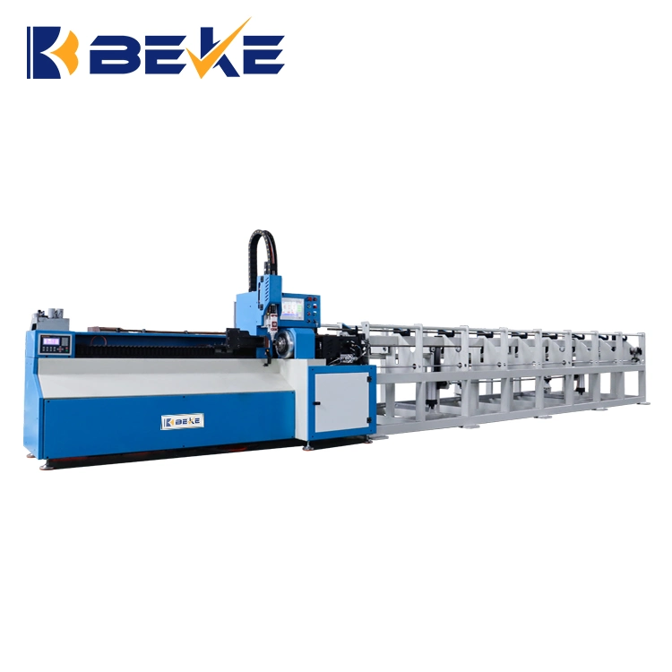 Beke 1000W Metal Pipe Laser Cutting Machine Iron Tube Fiber Cutter Machine