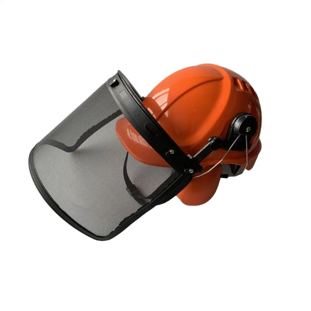 Capacete para uso de motosserra, Florestas Professional capacete viseira com conjunto de combinação