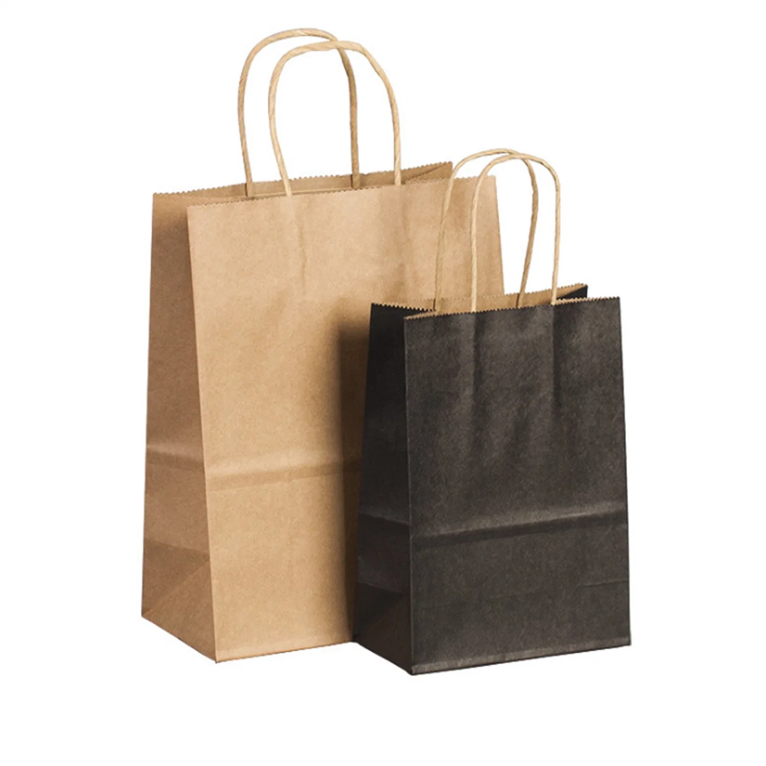 Custom Logo Printed Merchandise Cardboard Packaging Paper Shopping Bag for Shoes/Clothing