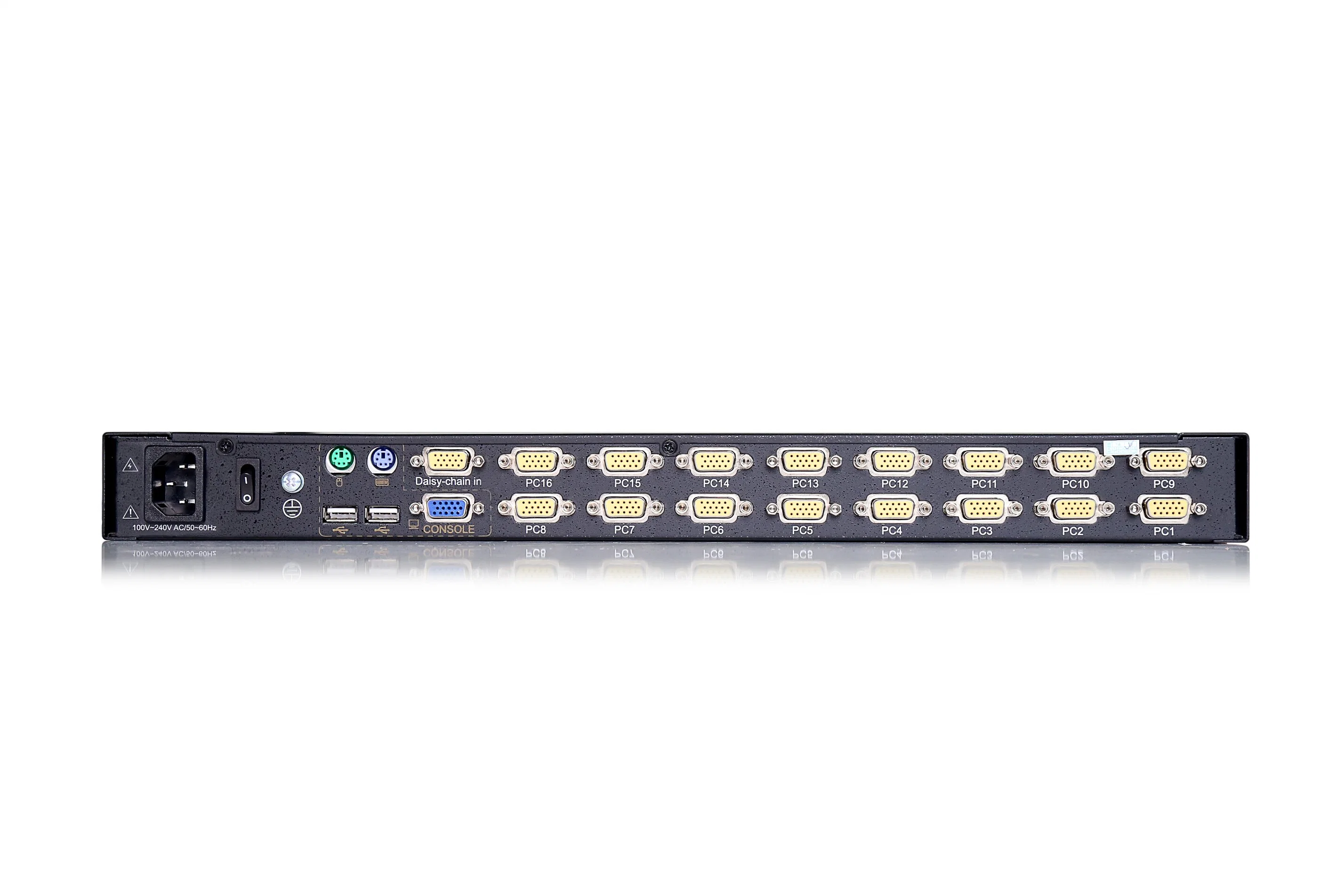 8 Port Cate5 IP Kvm Switch 1u Rack-Mount USB + VGA Support