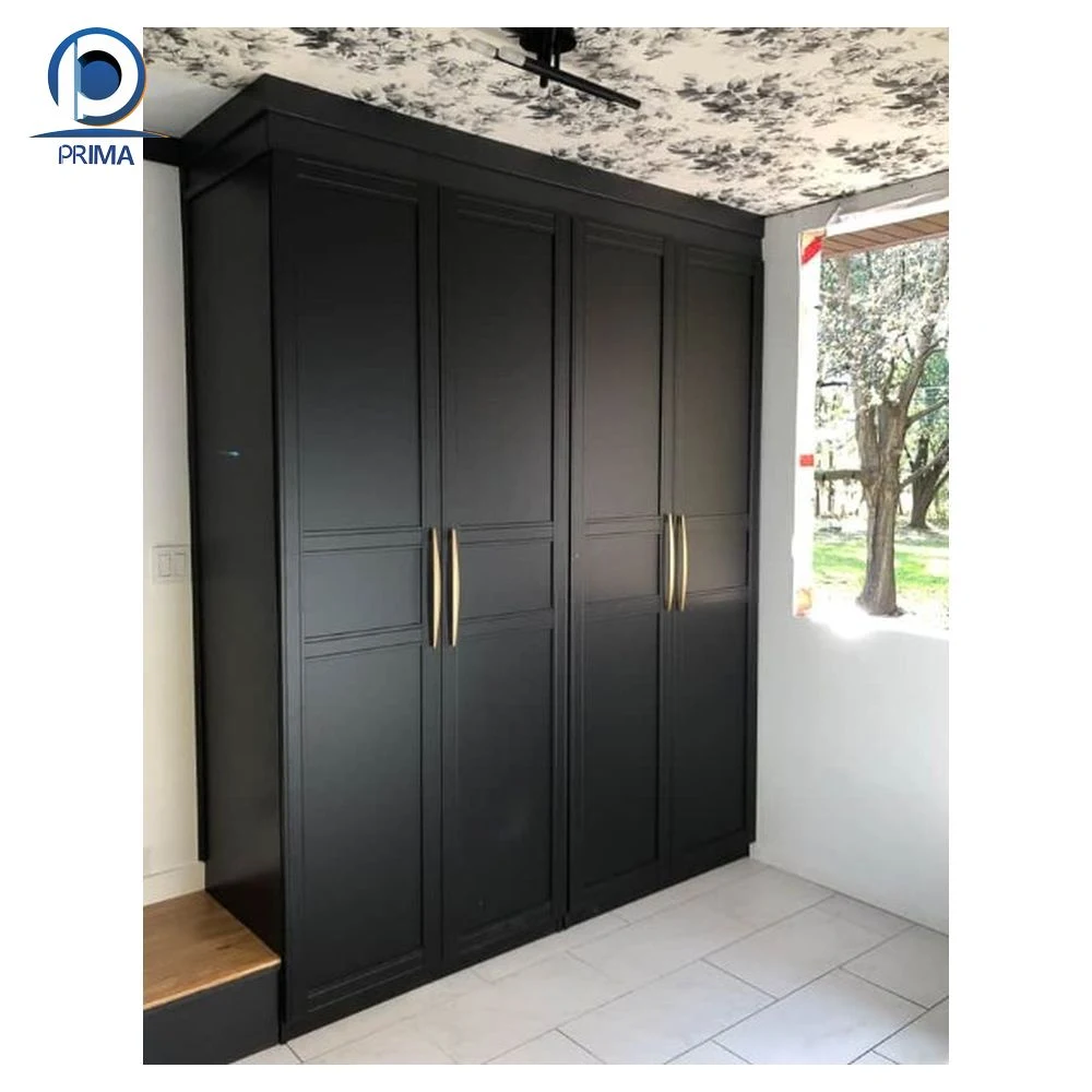 Custom Made Cheap Bedroom Wood Built in Wardrobe Storage Cabinet Closets Set Furniture Design Modern Clothes Wall Walk in Wardrobes