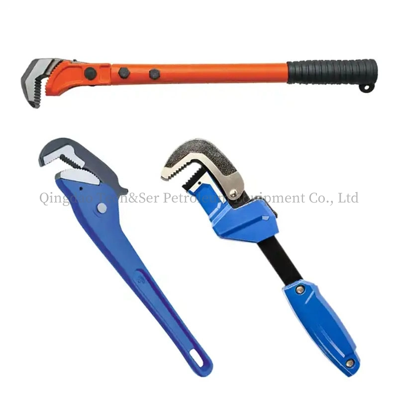 Heavy Duty Shandong Qingdao America Type Pipe Wrench Home Tools for Repairing