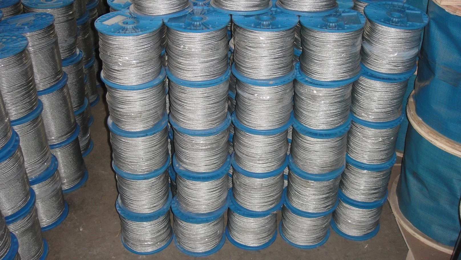 Factory Product ASTM / BS / Standard Galvanized 1*7 1*19 Steel Strand Wire for Guy Wire 0.8mm