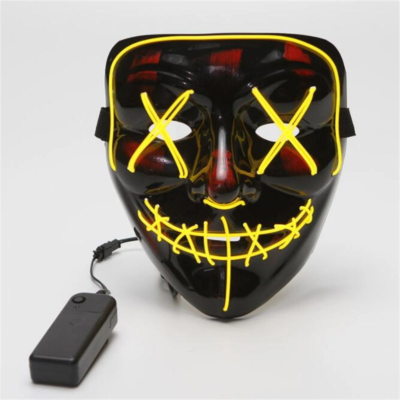 New Headwear LED Luminous Mask Halloween Mask Ghost Face