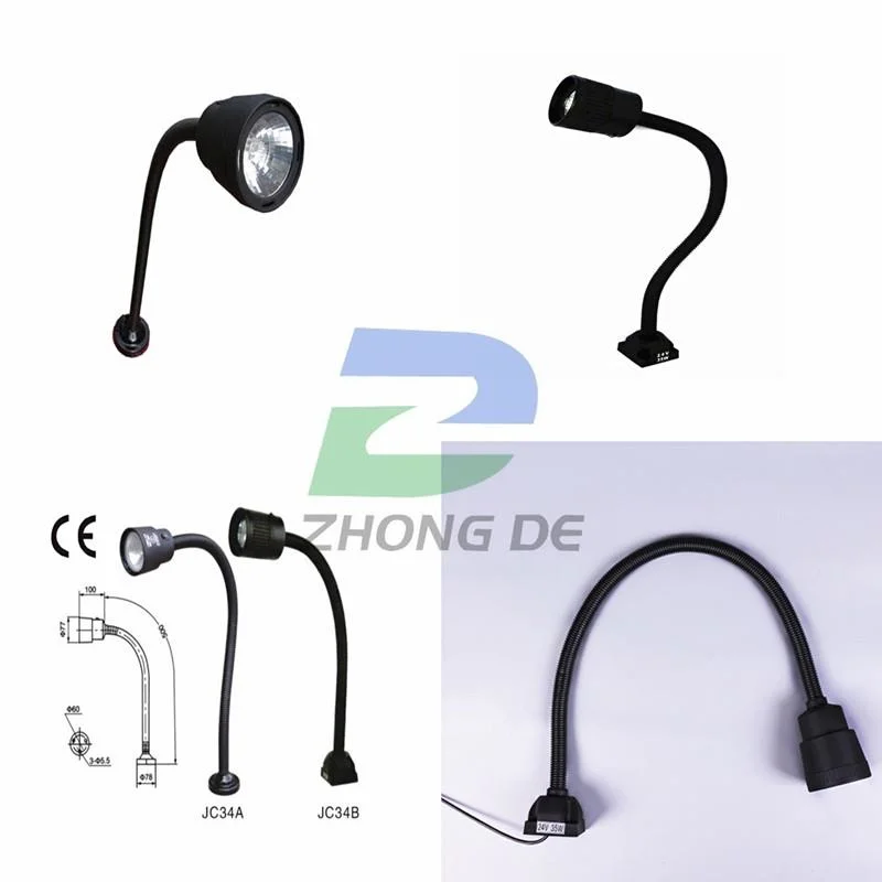 Goose Neck Lamp Black Long Neck LED Work Lamp