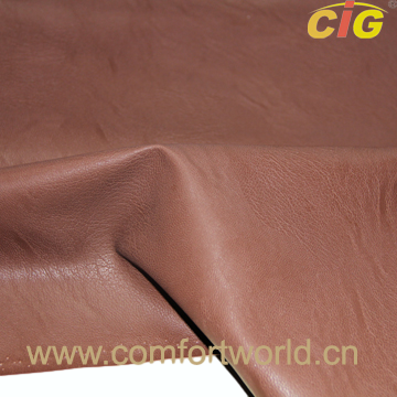 Synthetic PU Leather Garments Leather Fabric Pearly Colors Width 150cm
