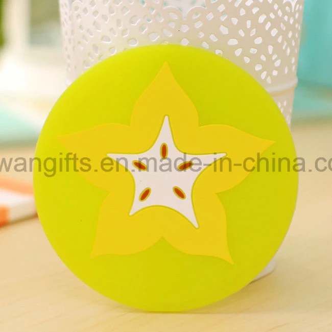 Wholesale/Supplier Fruit Shape Rubber Drink Coasters, Cup Coaster