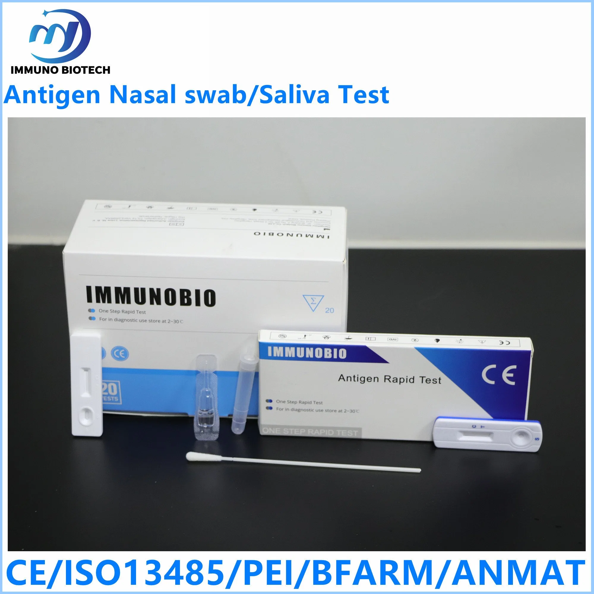 Antigen Diagnostic Test Kit for 2019 Virus Saliva/Throat/Nasal CE/Pei