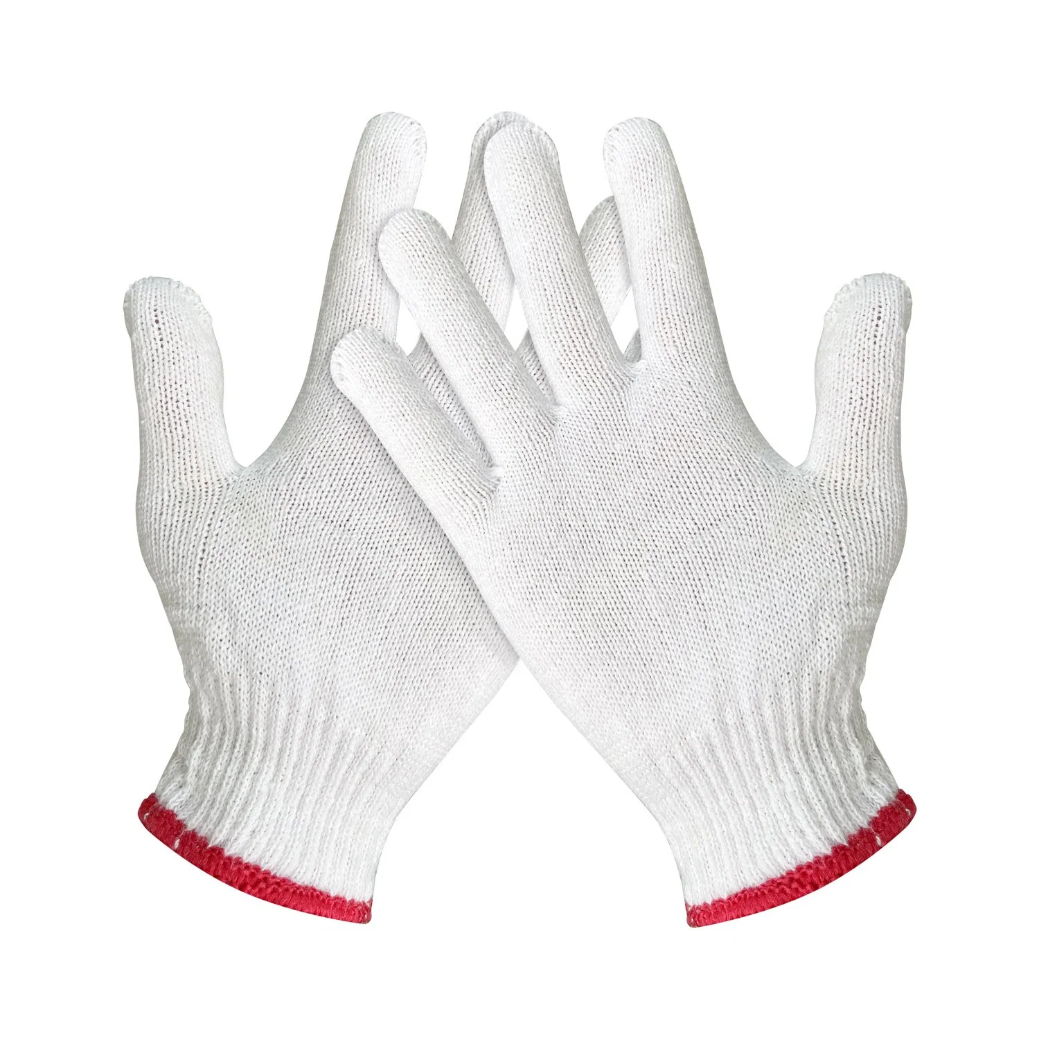 Nylon Glove 7/10 Gauge Cut Resistant Hand Nylon Knitted Workout Safety Labor Gloves