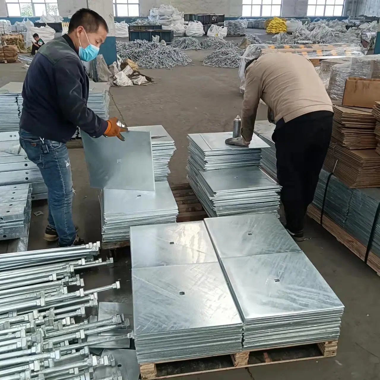 ISO 1461 Galvanized Steel Anchor Base Plate Stay Rod Base