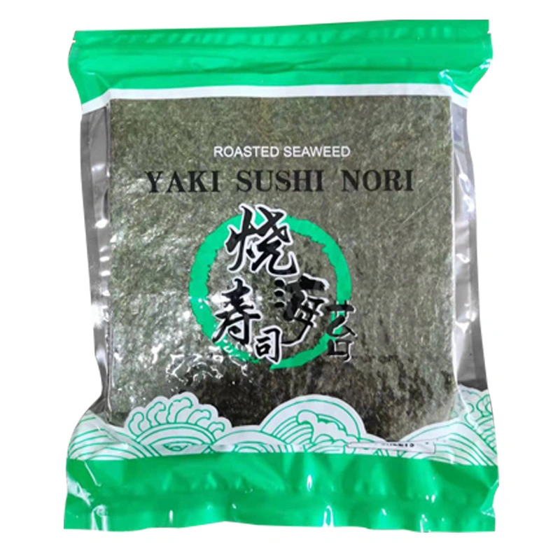 Food Manufacturer Nori Wholesale Japanese Cooking Roasted Seaweed ABC Grade 50 Sheets 140 G Yaki Sushi Nori
