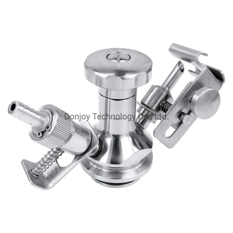 FDA Donjoy Sanitary Stainless Steel Sample Valve with Double Output