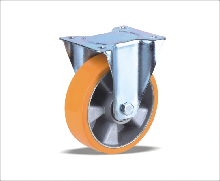 High quality/High cost performance  Rubber Wheel Rigid Caster