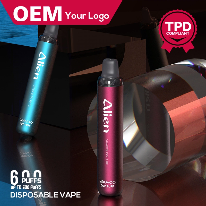 New Portable 2% Low Nicotine Slim Vape Pen with Tpd&Ufi