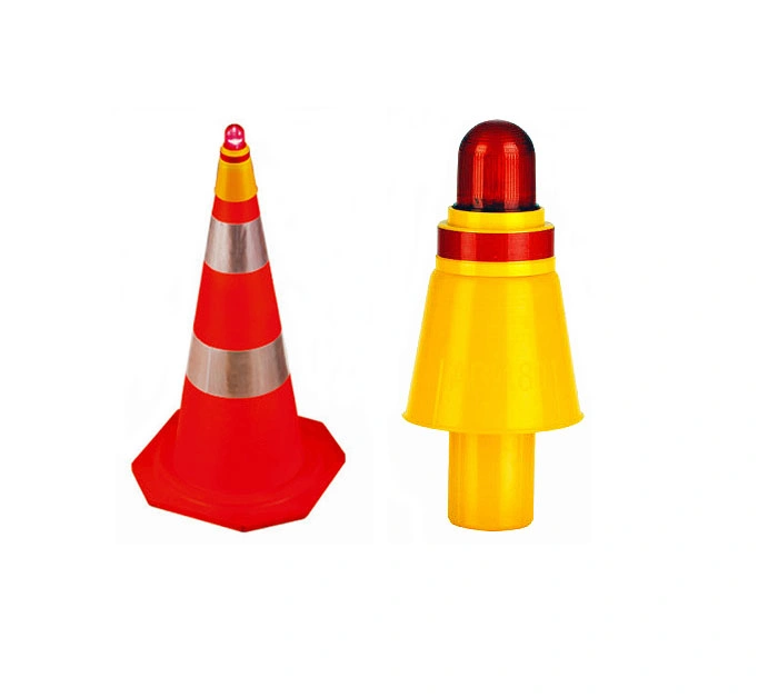 Traffic LED Warning Light with Light Senor Cone Top Light