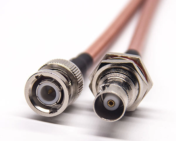 BNC Rg179 Female Bulkhead IP65 to Male Straight Coaxial Cable