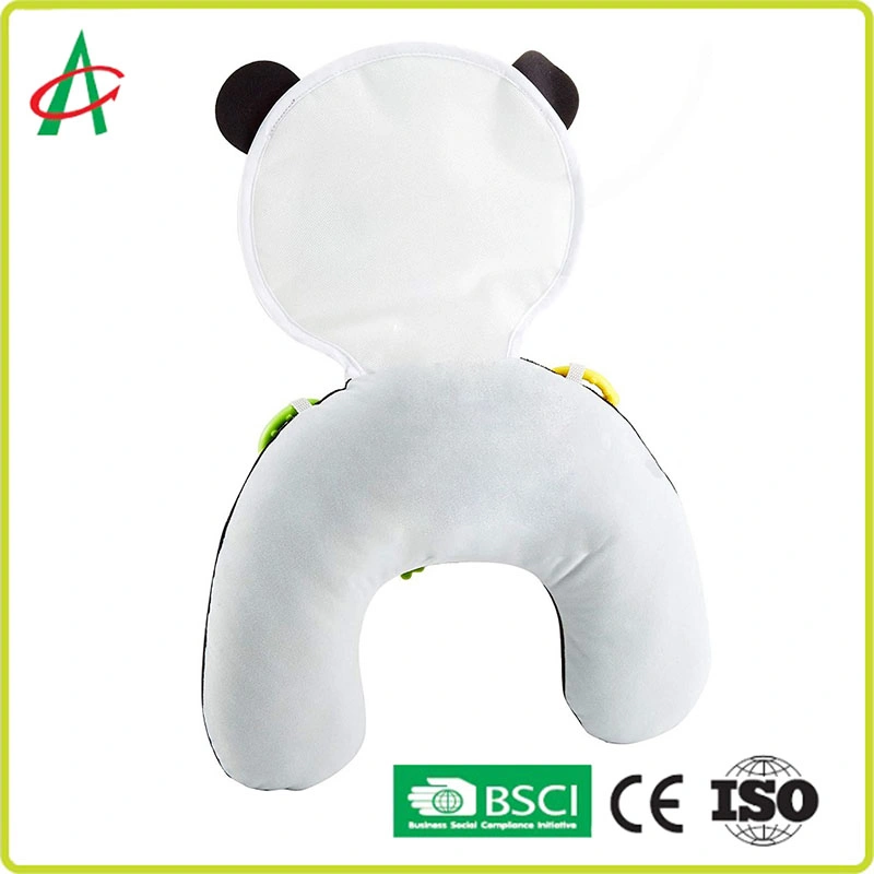 Coussins en peluche pour bébé multifonctionnels en tissu ultra doux avec anneau de dentition et miroirs.