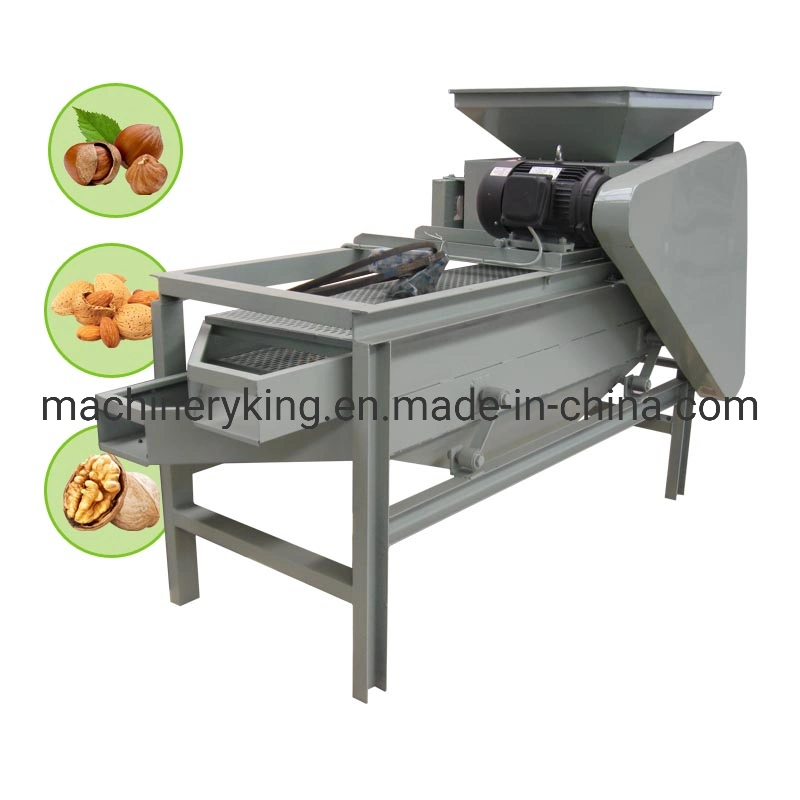 Apricot Kernel Crack Sheller Dehulling Walnut Huller Shelling Machine