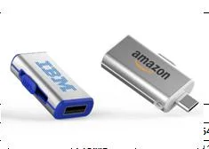 Tipo C Unidade Flash USB de plástico, 3.1 Dispositivo de armazenamento USB