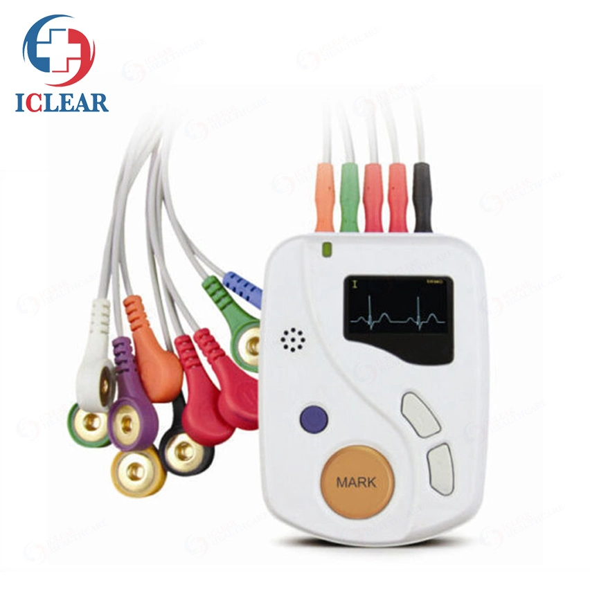 Medical Device moniteur ECG record de 24 heures 3/12 Systèmes de câbles ECG dynamique