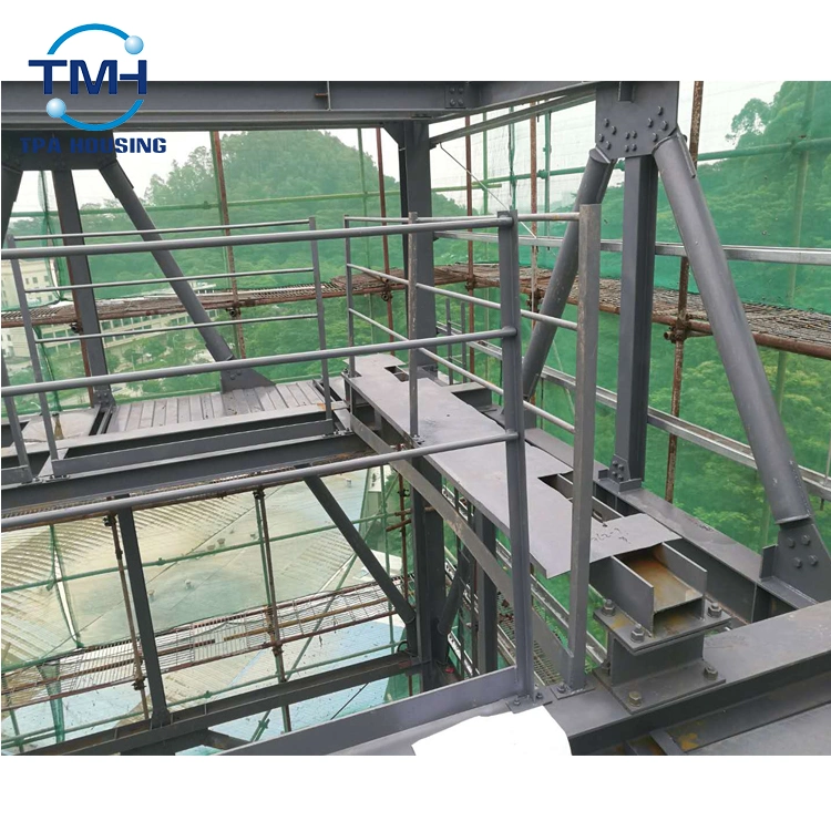 Arch Multi-Storey Prefabricated Steel Structure Building for Hotel