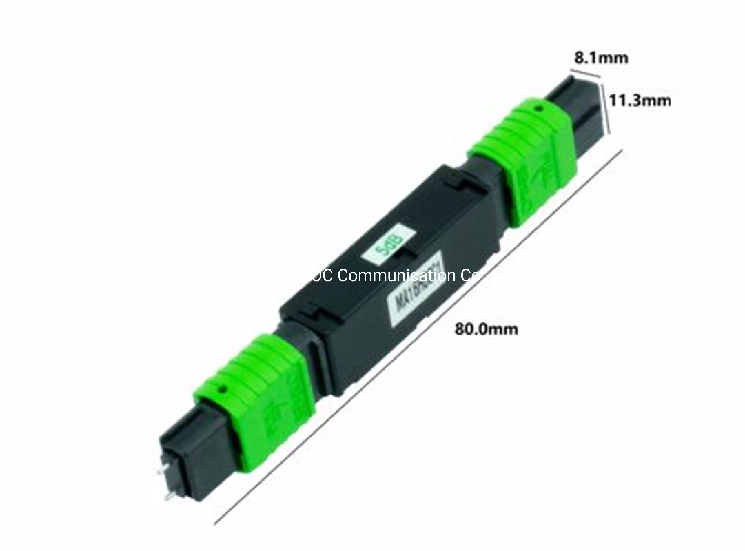 Mpoapc Stecker auf Stecker oder Buchse auf Buchse Glasfaser Dämpfungsglied