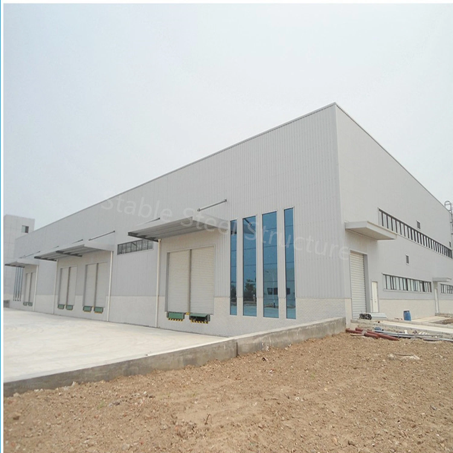 Warehouse Office Steel Structure Beam Workshop Hangar Hall Shed Prefabricated Commercial Building