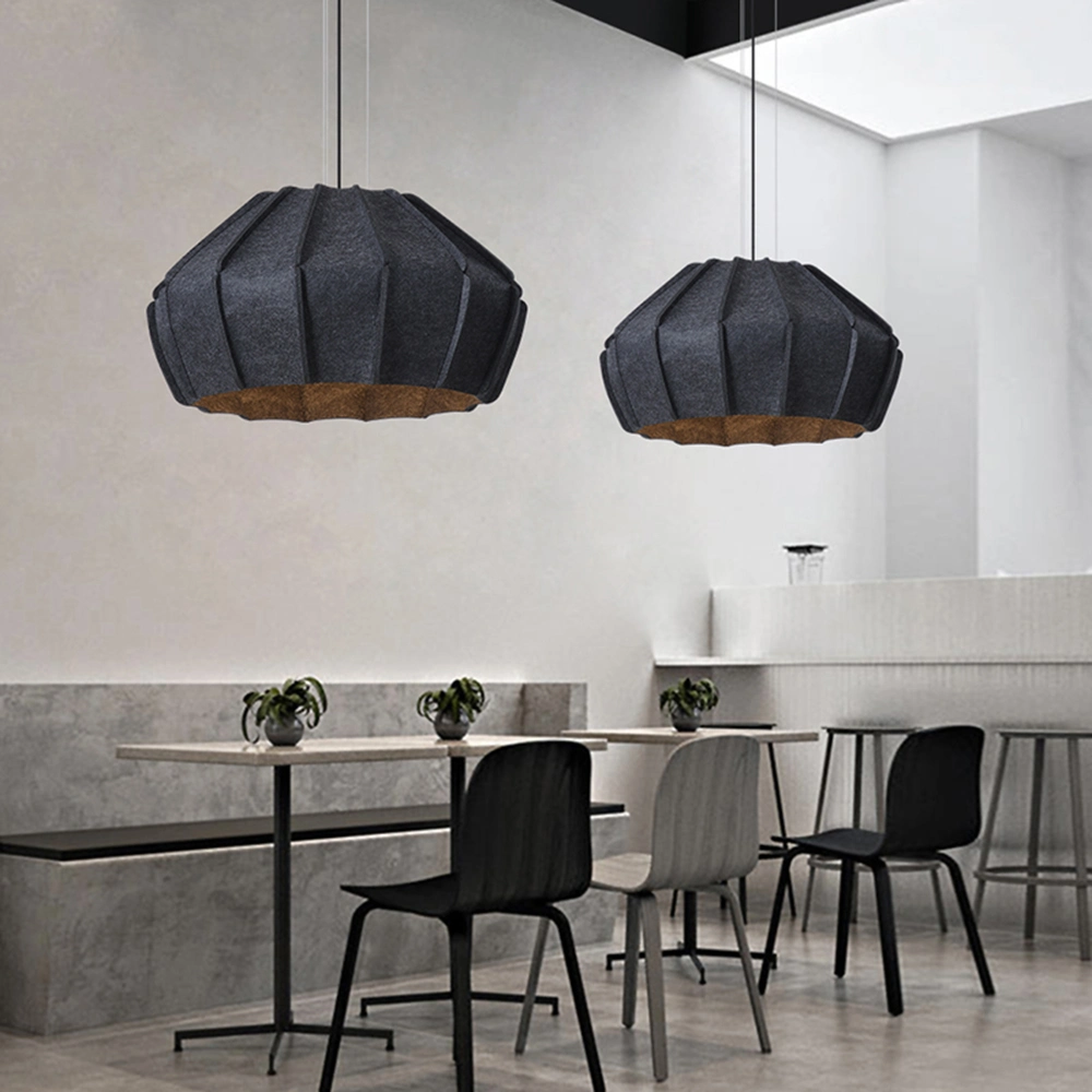 New Design Pet Felt Shades Modern Light Pendent Rustic Dining Ceiling Lights