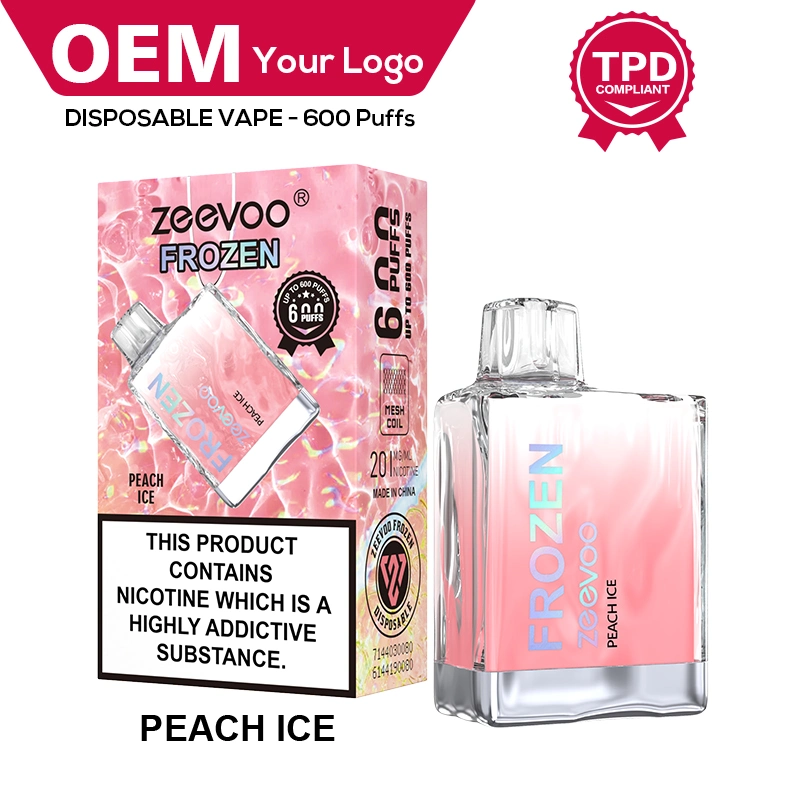 Ecig Factory Direct Selling 2% Low nicotina 600 puff descartáveis Pape para fumantes