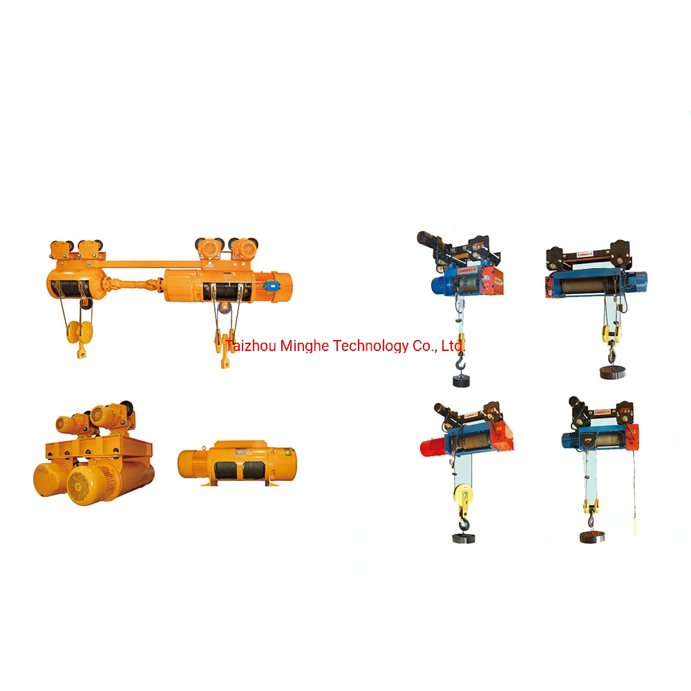 2ton Electric Wire Rope Hoist for Single Rail Crane China Manufacturer Factory