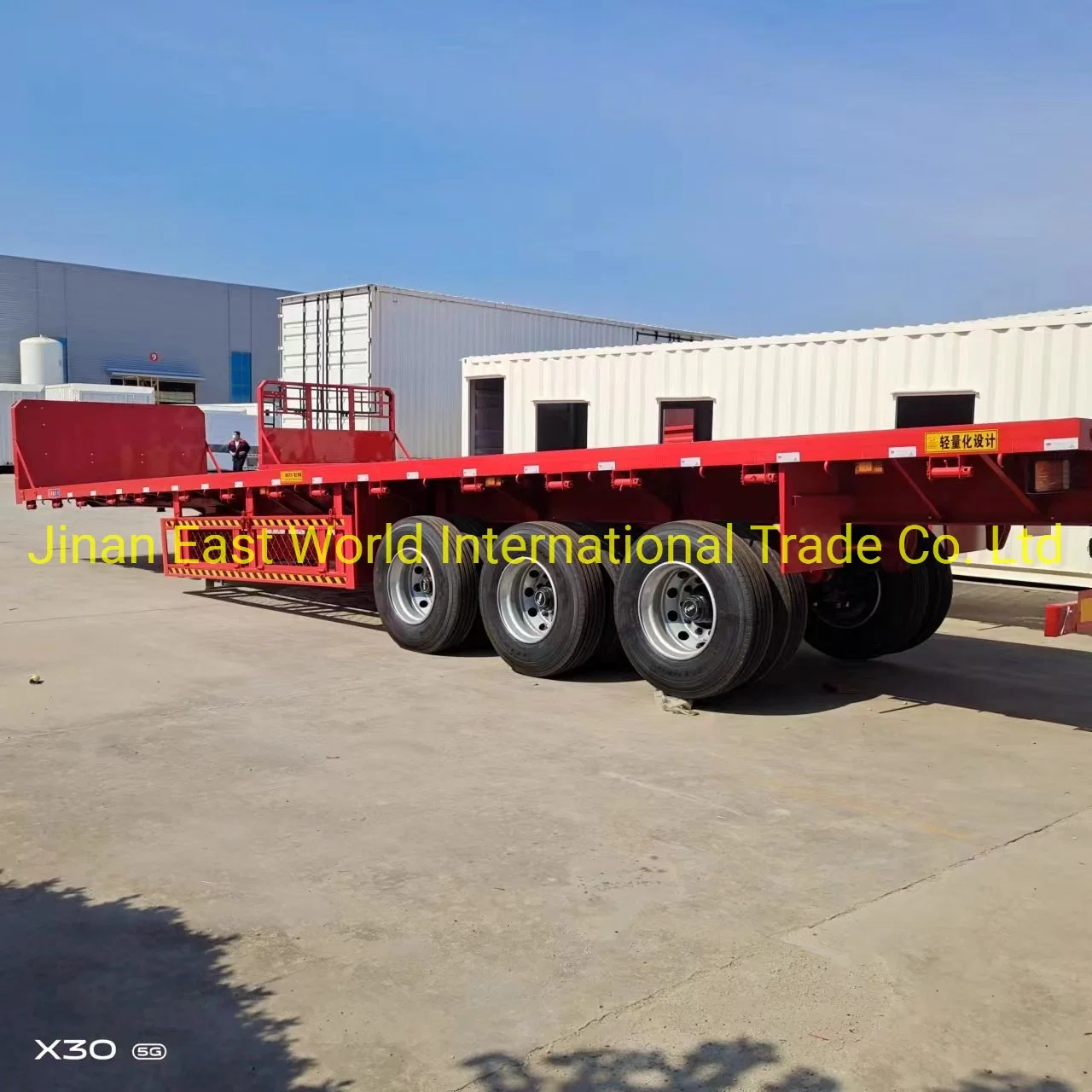 Heavy Machine Carrier Lowbed Semi Trailer Professional Supplier