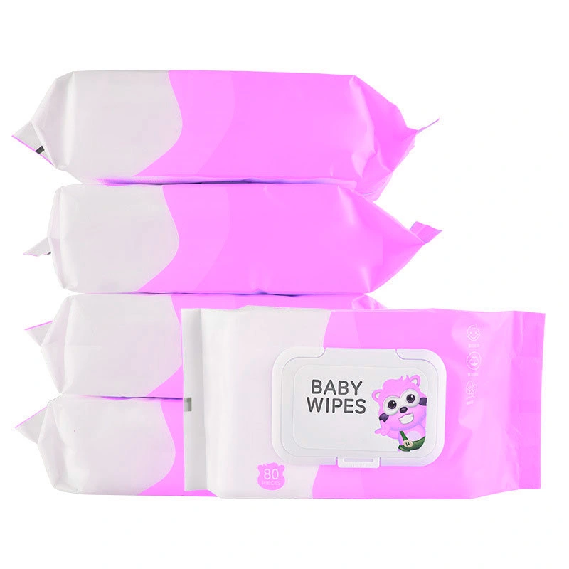 Natural Plant Extract Organic No-Woven Sanitation Baby Disposable Household Wet Wipes