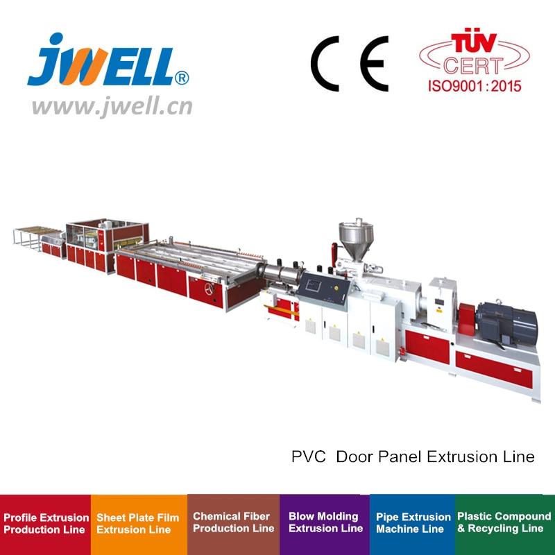 Jwell China UPVC/PVC WPC Wood Plastic Window/Door Profile Machine Extrusion